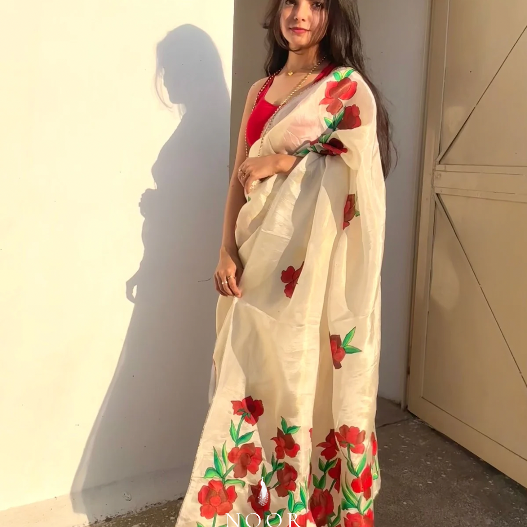 hand painted saree in tissue by noor by hansa / full picture
hand painted sarees
handpainted sarees
handpainted sari
hand painted saris
jaipur sarees
handcrafted saris
organza silk sarees
tissue sarees
tissue saris
organza silk saris
noorbyhansa
noor by hansa
