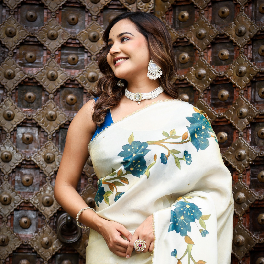 hand painted sarees
handpainted sarees
handpainted sari
hand painted saris
jaipur sarees
handcrafted saris
organza silk sarees
tissue sarees
tissue saris
organza silk saris
noorbyhansa
noor by hansa