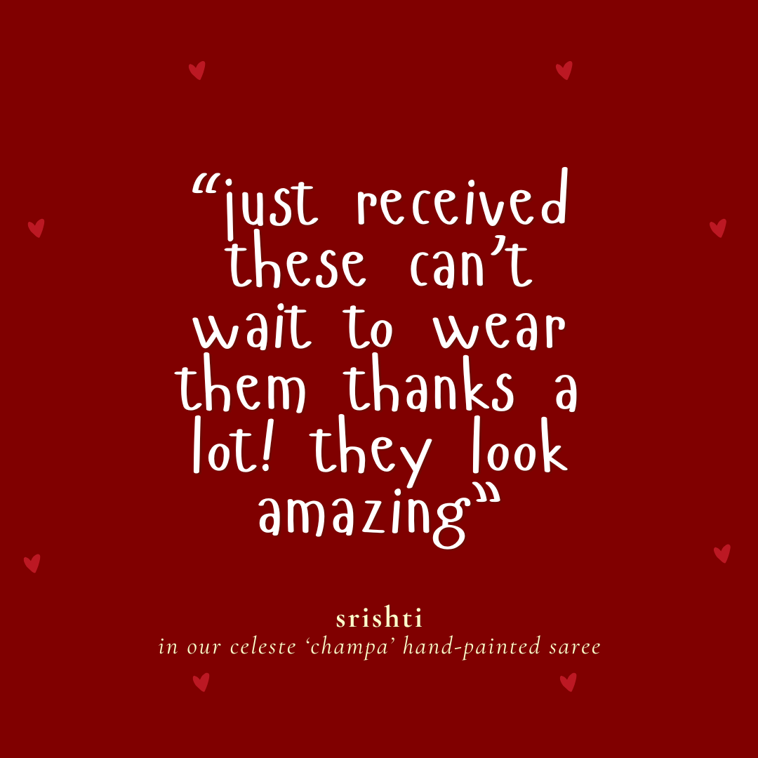 hand painted saree in pure organza silk by noor by hansa in blue colour paired with a pure cotton blouse piece, shells on the pallu customer review