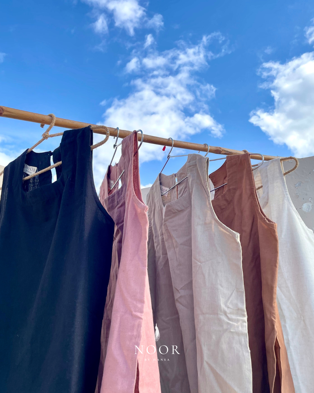 linen sleeveless kurtas noor by hansa crafted from a luxe linen-cotton blend that feels as good as it looks. available in five vibrant colours, these would become your wardrobe staples