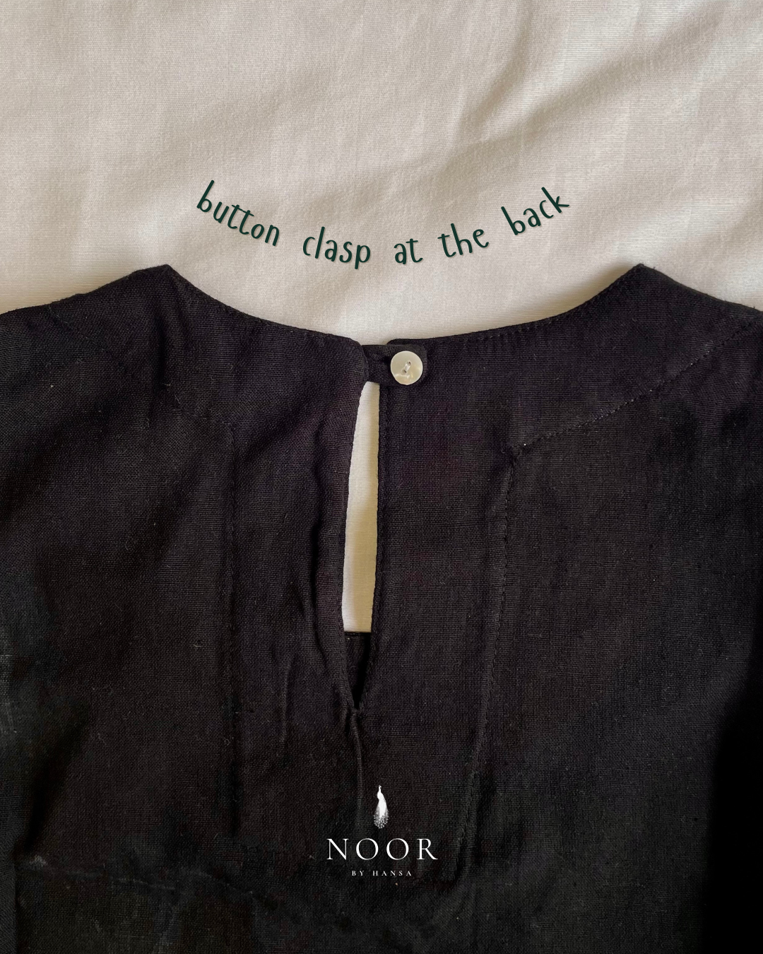 black cotton linen noor by hansa kurta co-ord set, crafted from a luxe linen-cotton blend that feels as good as it looks. available in five vibrant colours, this playful set is perfect for office wear or a day full of running errands