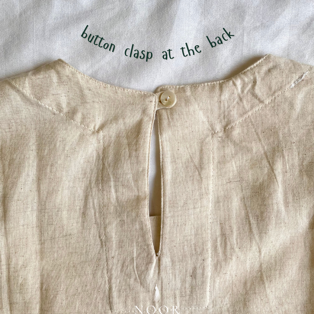 ecru white beige cotton linen noor by hansa kurta co-ord set, crafted from a luxe linen-cotton blend that feels as good as it looks. available in five vibrant colours, this playful set is perfect for office wear or a day full of running errands