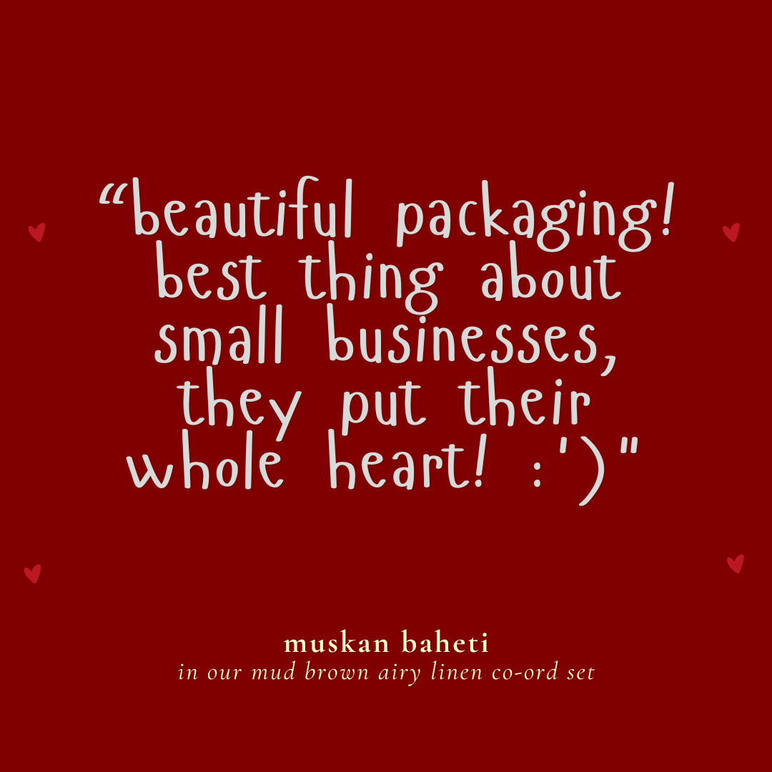 brown cotton linen noor by hansa kurta co-ord set, crafted from a luxe linen-cotton blend that feels as good as it looks. available in five vibrant colours, this playful set is perfect for office wear or a day full of running errands