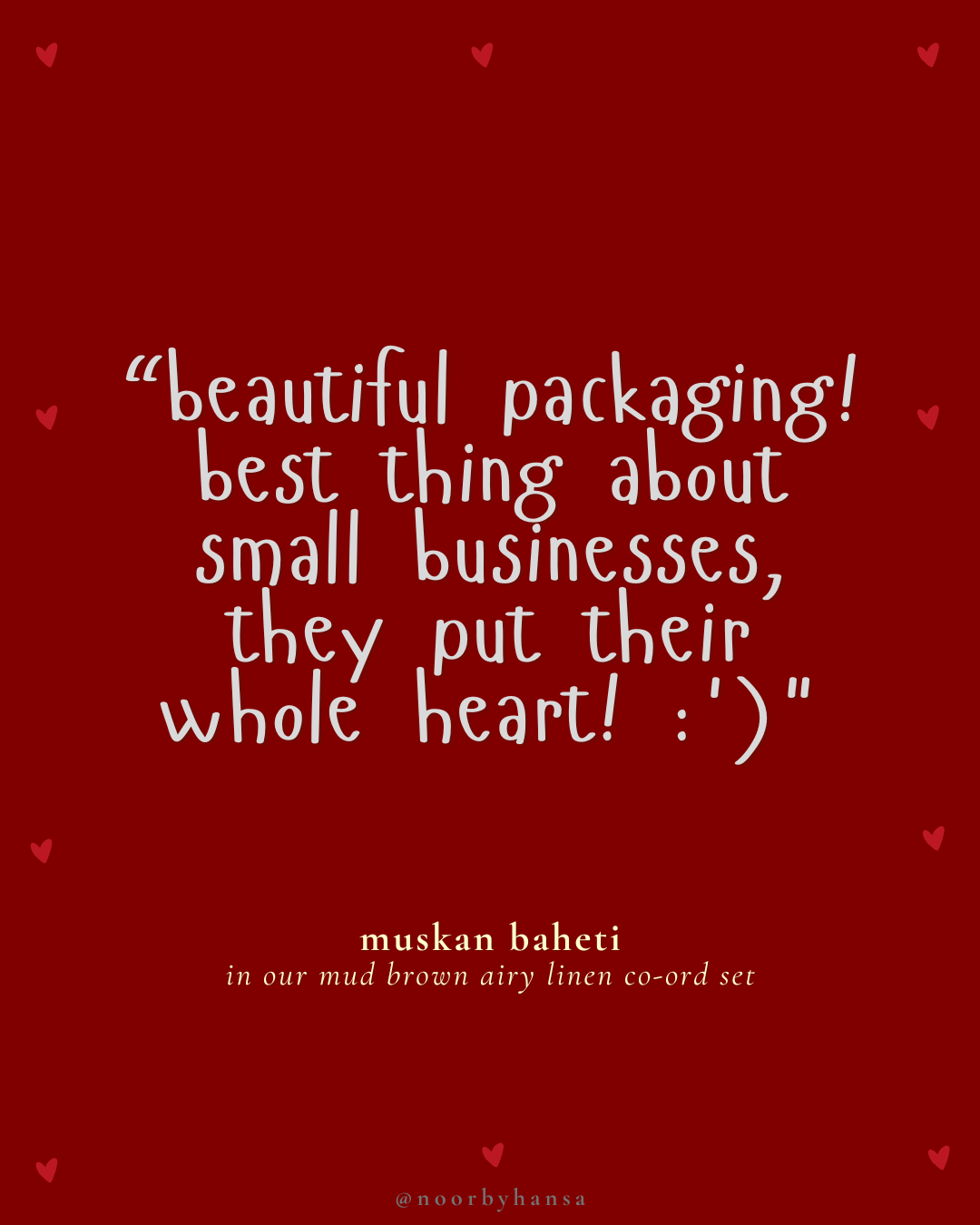 brown cotton linen noor by hansa kurta co-ord set, crafted from a luxe linen-cotton blend that feels as good as it looks. available in five vibrant colours, this playful set is perfect for office wear or a day full of running errands