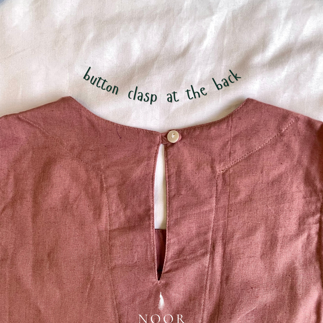 rose cotton linen noor by hansa kurta co-ord set, crafted from a luxe linen-cotton blend that feels as good as it looks. available in five vibrant colours, this playful set is perfect for office wear or a day full of running errands