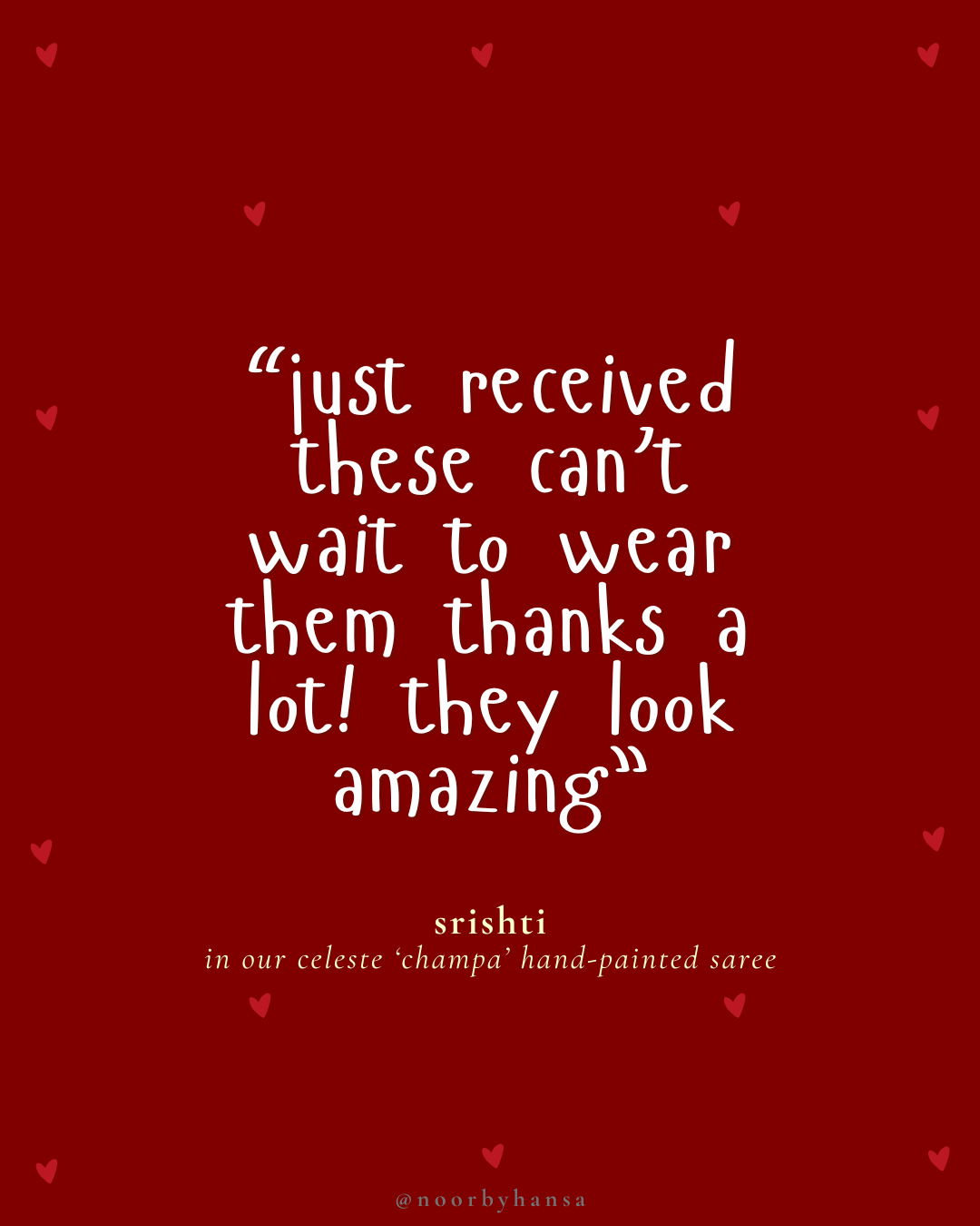 hand painted saree in pure organza silk by noor by hansa in blue colour paired with a pure cotton blouse piece, shells on the pallu customer review