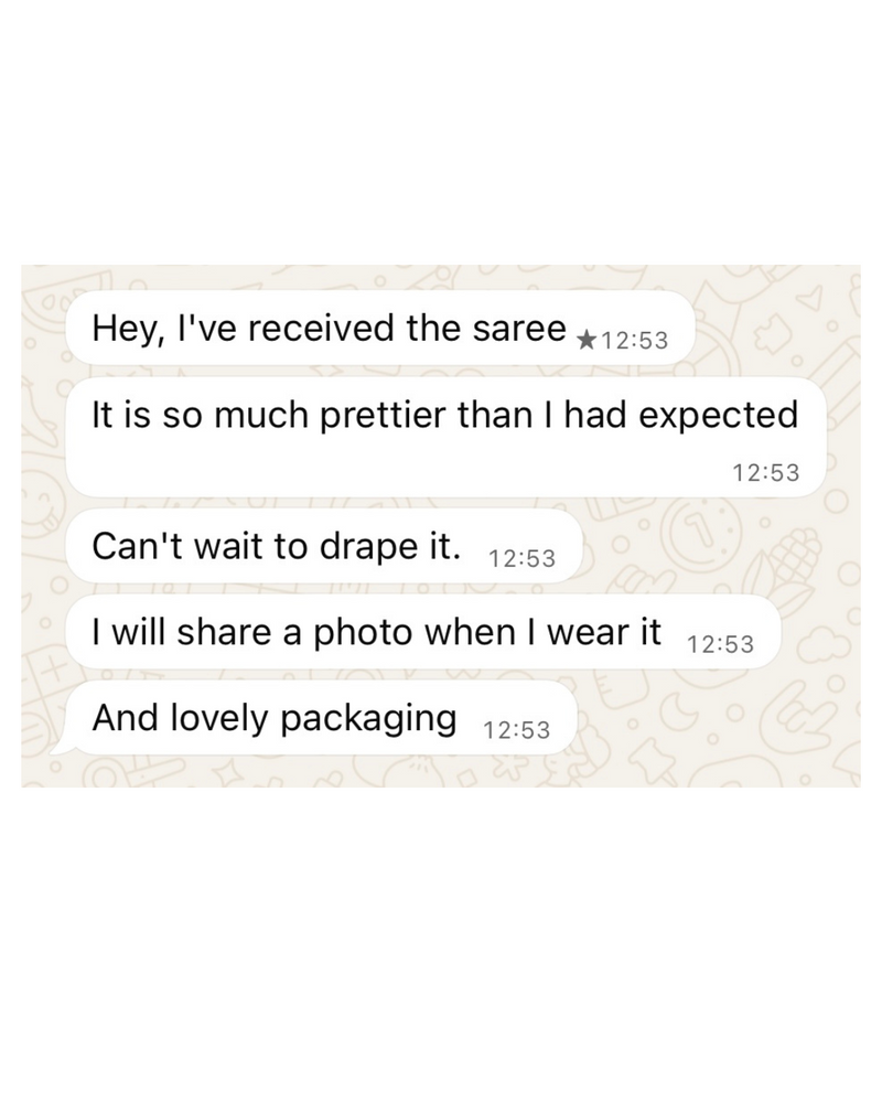 pistachio hand painted 'nazaara' organza saree