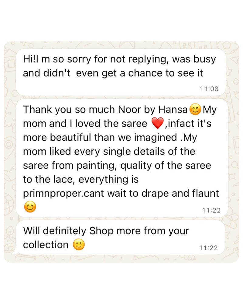 pistachio hand painted 'nazaara' organza saree