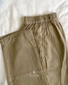 linen straight fit pants noor by hansa rose pink black brown grey ecru white crafted from a luxe linen-cotton blend that feels as good as it looks. available in five vibrant colours, they're really made for the indian body type - no more fitting into what was not made for us!

style tip pair these pants with linen shirts, cotton kurtas or basic tank tops for a chic look on a busy day!