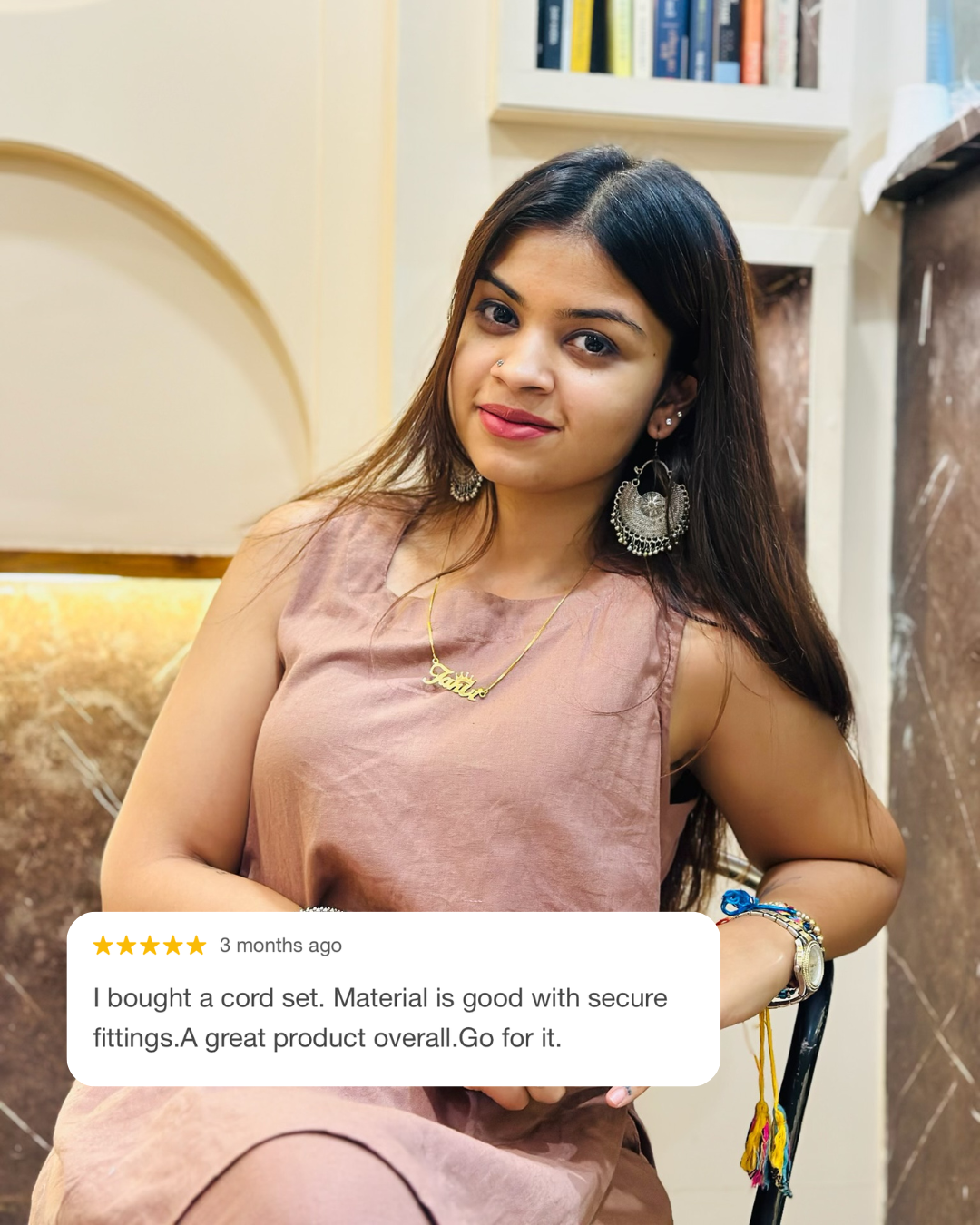 rose cotton linen noor by hansa kurta co-ord set, crafted from a luxe linen-cotton blend that feels as good as it looks. available in five vibrant colours, this playful set is perfect for office wear or a day full of running errands, customer review