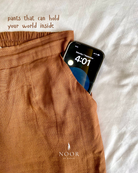 linen straight fit pants noor by hansa rose pink black brown grey ecru white crafted from a luxe linen-cotton blend that feels as good as it looks. available in five vibrant colours, they're really made for the indian body type - no more fitting into what was not made for us!

style tip pair these pants with linen shirts, cotton kurtas or basic tank tops for a chic look on a busy day!