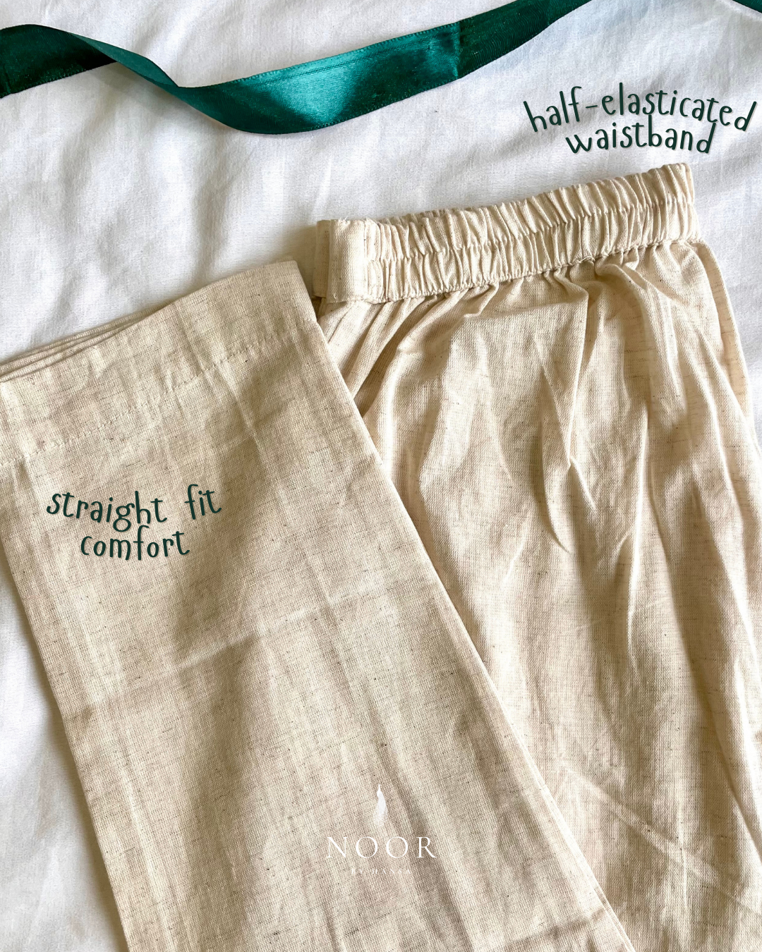 ecru white beige cotton linen noor by hansa kurta co-ord set, crafted from a luxe linen-cotton blend that feels as good as it looks. available in five vibrant colours, this playful set is perfect for office wear or a day full of running errands